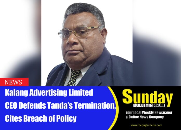 Kalang Advertising Limited CEO Bill Wartovo. Picture supplied.