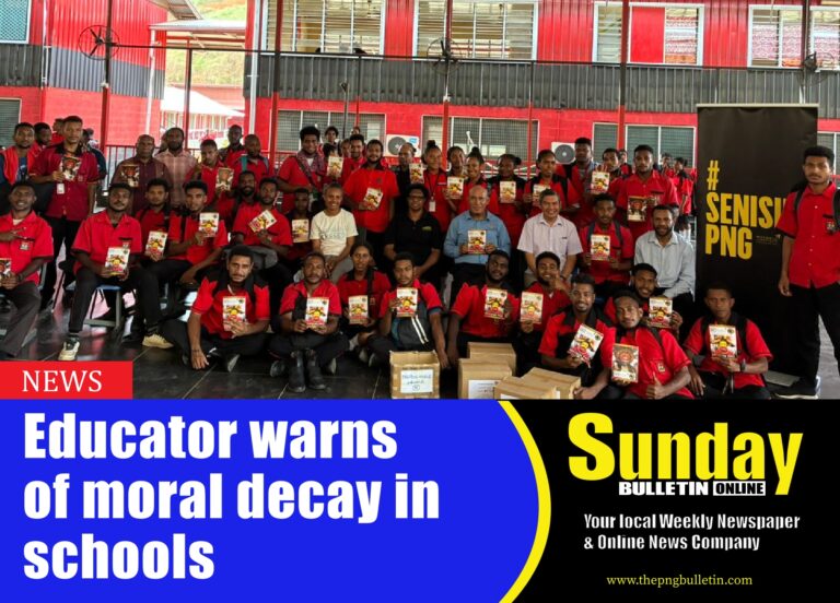 Waigani Christian College (WCC) launch the “Senisim PNG Program” at their school. Picture supplied.