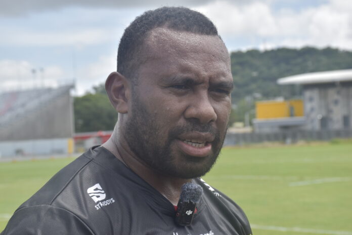 HUNTERS captain Ila Alu on the cusp of his 100th game. Bulletin File Pic.