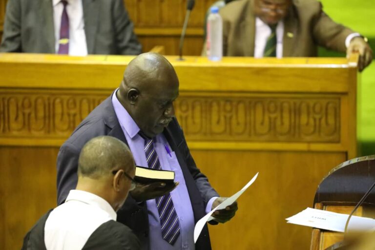 MIRINGTORO SWORN IN AS MEMBER OF PARLIAMENT FOR CENTRAL BOUGAINVILLE