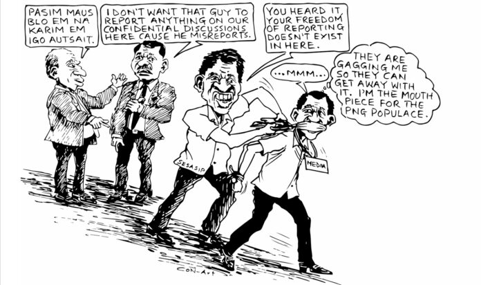 Non-adherence to these rules led to the wholesale sacking of journalists and media personnel by EMTV last year. Popular FM100 Talkback host Culligan Tanda suffered the same fate earlier this year. Picture by Con_Art