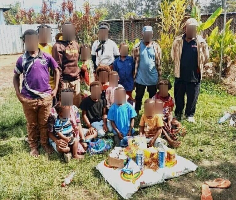 Some of the victims of sorcery accusation related violence (SARV) who were assisted by the PNG Tribal Foundation. Picture supplied by PNG Tribal Foundation.