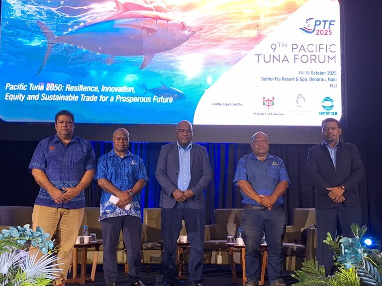 NFA representatives (pictured) highlighted the importance of the forum, especially in light of challenges facing the global tuna market. Picture supplied.
