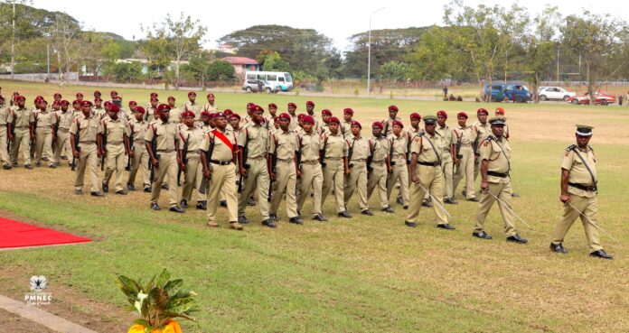 The 158 graduates (pictured) will begin duties as probationary officers across the country. Picture supplied.