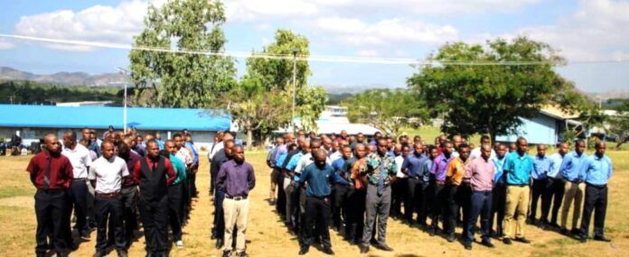 The first batch of police recruit is now ready to kick off training. Picture supplied.