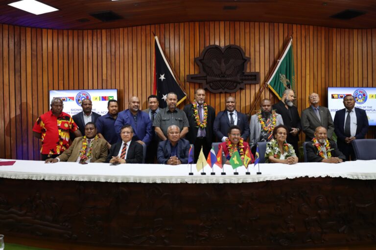 PM Marape reaffirms unity, regional empowerment at signing of 2025 Port Moresby Papua Accord
