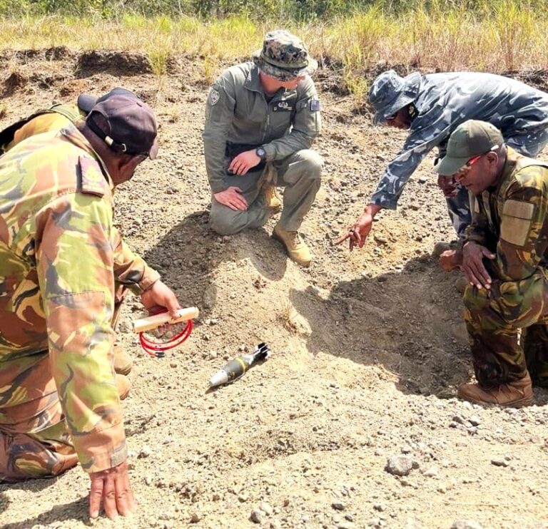 USA Military begins major clean-up of WW2 unexploded ordnance in PNG  
