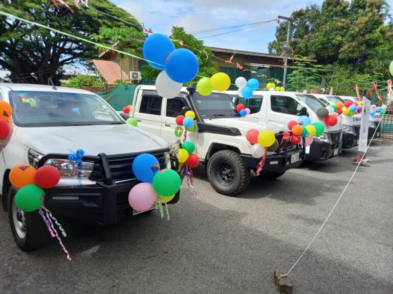 Australian High Commission donates 5 vehicles to Catholic Health Service