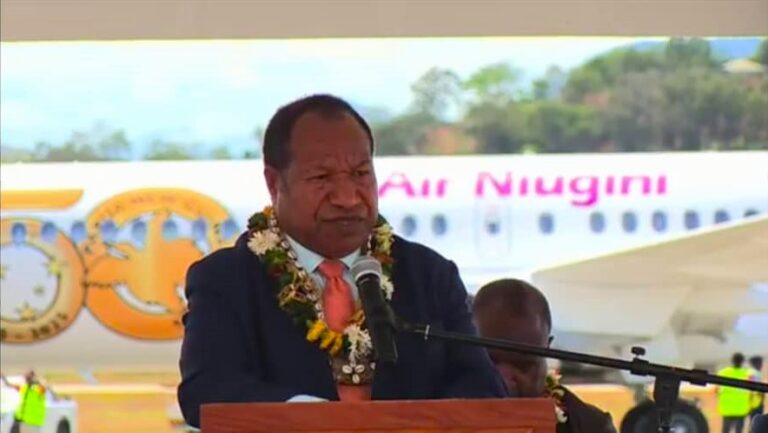 Duma welcomes new ‘People’s Balus’; hails Marape Govt for re-fleeting Air Niugini with new aircraft