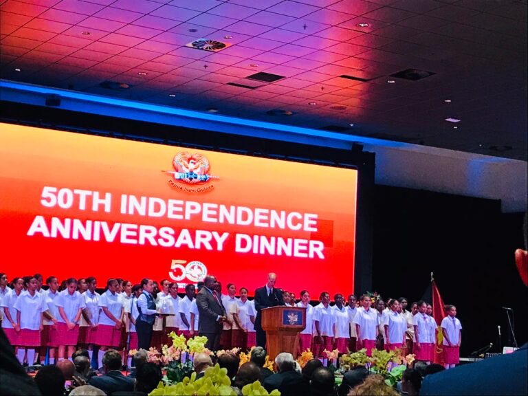 Prince Edward toasts PNG’s 50th Independence Anniversary