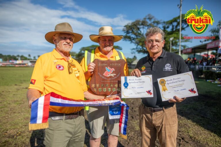 Trukai wins Best Exhibitor Award at Morobe Show for 3 years in a row