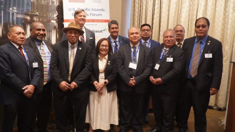 PM Marape Urges Trade and Investment at U.S. -Pacific Islands Business Forum in New York