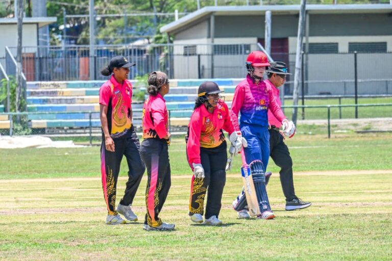PNG Lewas celebrate victory over UAE in ICC Women’s ODI Series