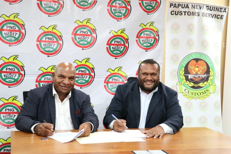 NISIT signs MoU with PNG Customs
