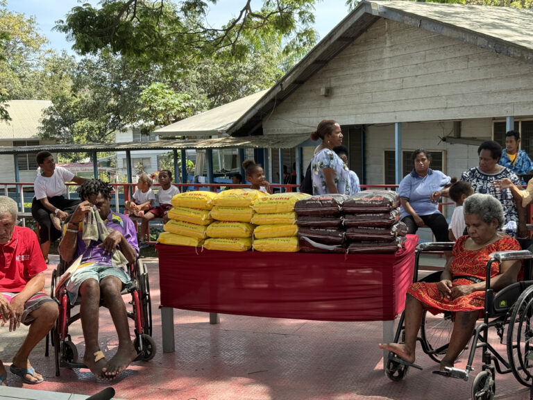 Trukai Donates 100 kilos of rice to Cheshire Disability Services