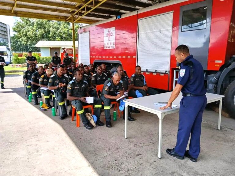 Ambulance recruits gain first-hand experience with PNG Fire Service