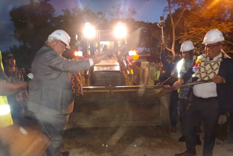 Construction work begins on Kipo to Saraga Road