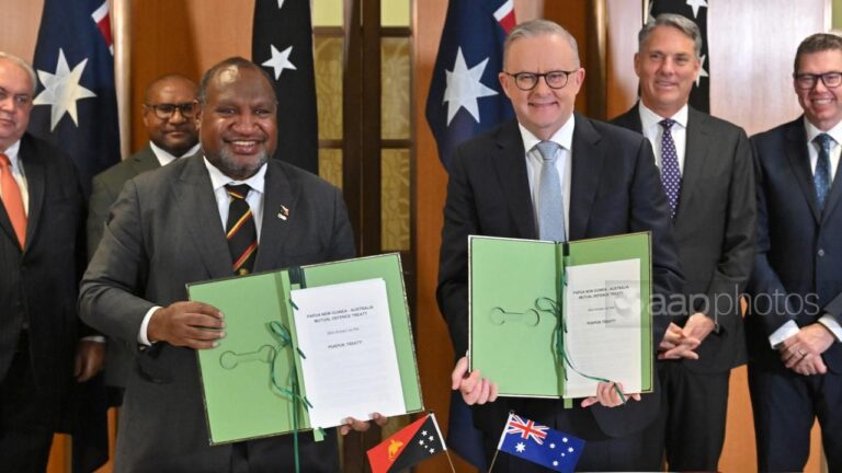 PAPUA NEW GUINEA AND AUSTRALIA SIGN THE PUKPUK TREATY TO STRENGTHEN NATIONAL SOVEREIGNTY AND DEFENCE COOPERATION