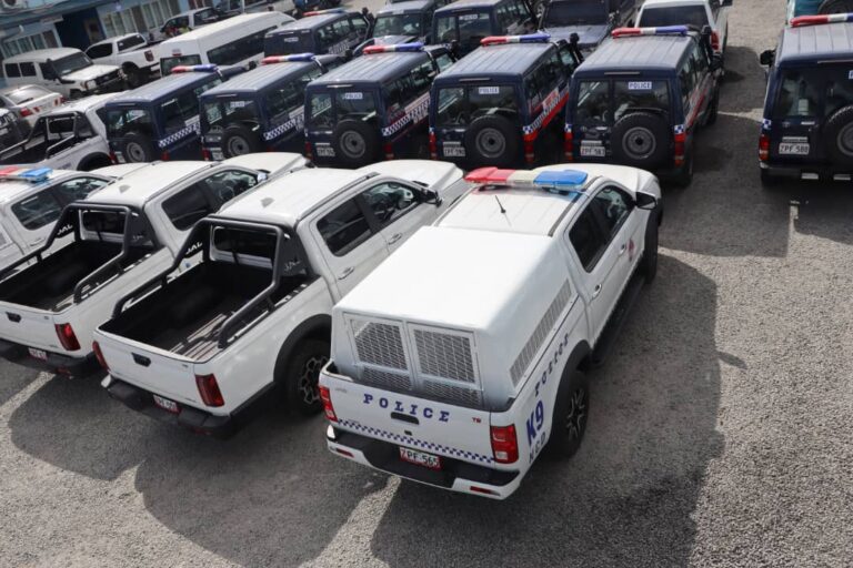 Re-fleeting in Police continues with NCD/Central Command receiving 13 new vehicles.
