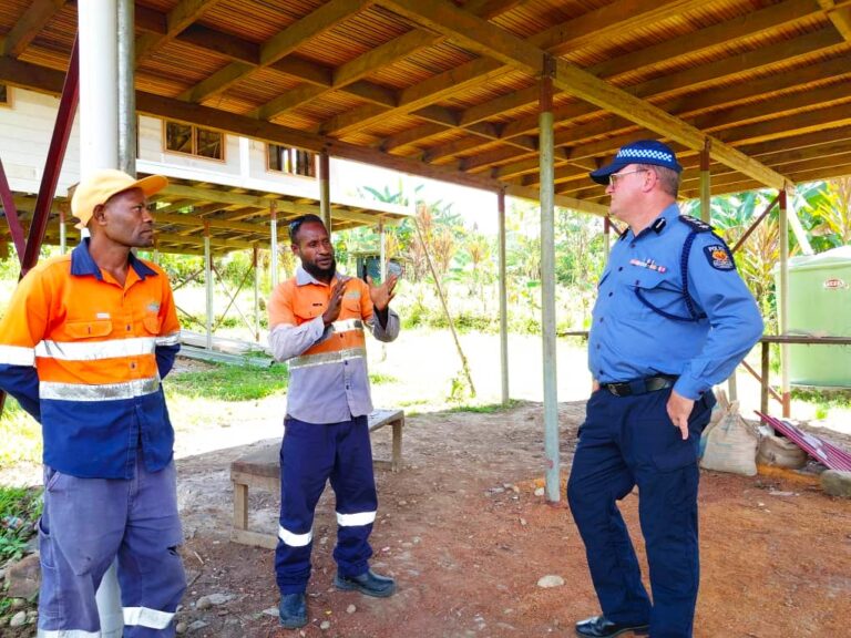 POLICE LOGISTICS COMMANDER VISITS KIKORI DISTRICT TO CHECK POLICE INFRASTRUCTURE