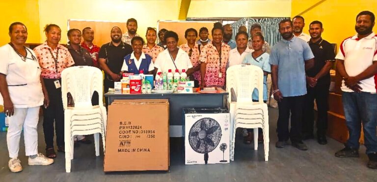 Waterfront Kina Bank branch supports Lawes Road Clinic