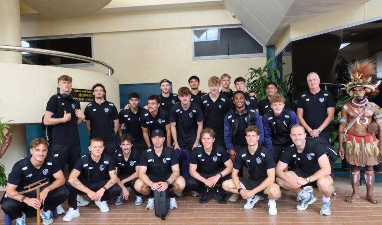 Auckland FC touchdown in Port Moresby