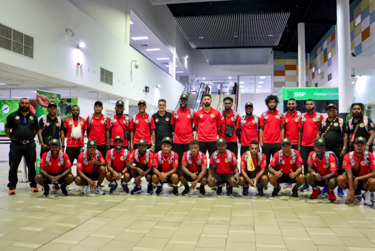 Hekari United FC team departs for OFC Pro-League tournament in New Zealand