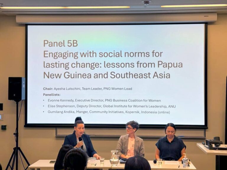 Business Coalition for Women showcases innovative workplace safety program at Australasian Aid Conference