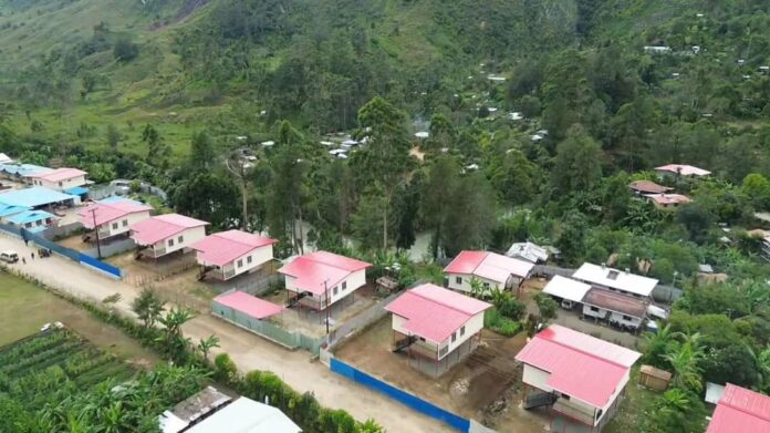 An aerial view of the houses. Photo credit: Eagle Eye Media.