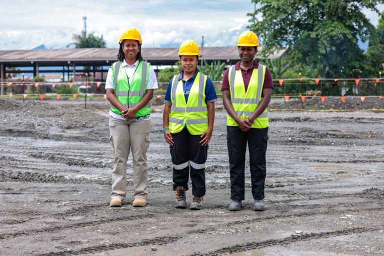 Unitech female architecture students get hands-on training with Lae Market Redevelopment Project