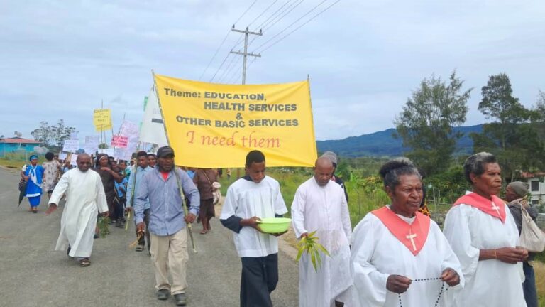 Peaceful March and Holy Mass Held at Kagua Police Station Calling for Normalcy and Stability