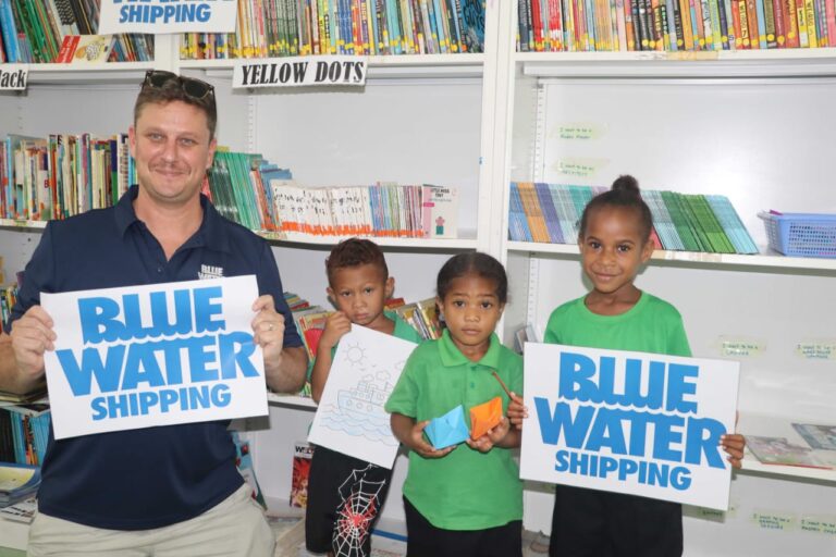Buk bilong Pikinini and Blue Water Shipping Support Seven Primary Schools with Library Kits