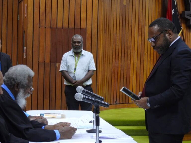 Kipa sworn in as Member for Dei Open