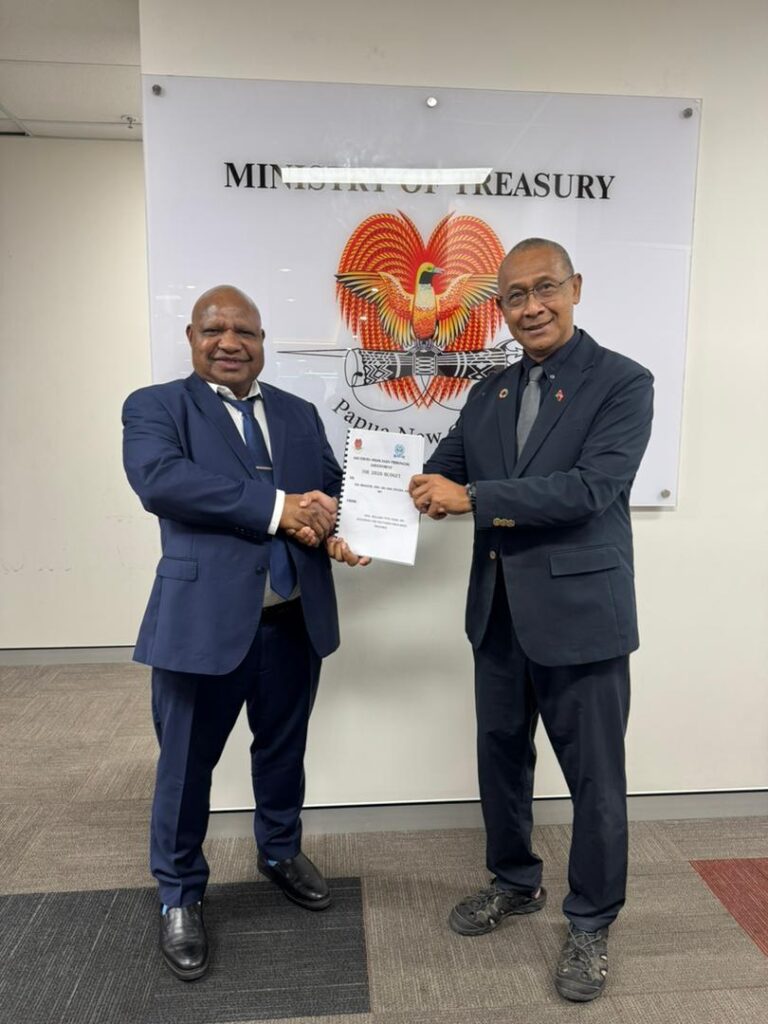 Powi presents K383m SHP Budget to Treasurer