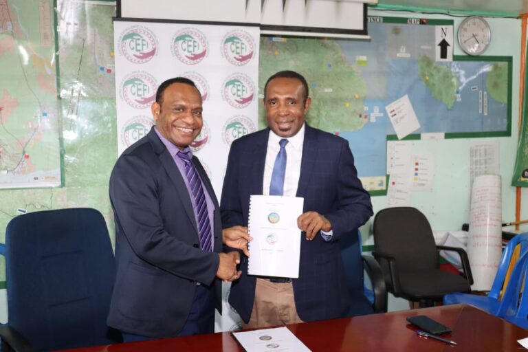 Financial Literacy Training and Awareness programs set to be rolled in Wau-Waria  following MOU signing with CEFI