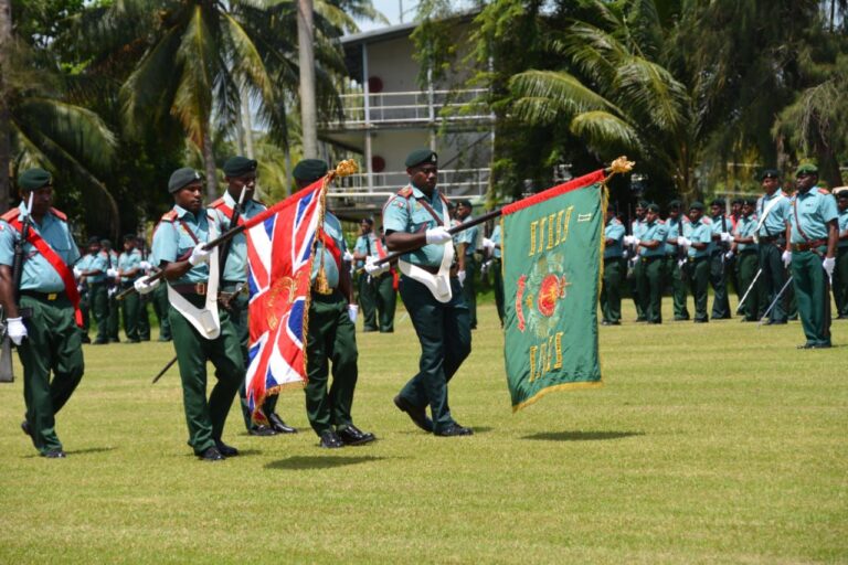 Presentation of King’s Regimental Colours