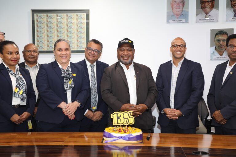 PM Marape visits Nasfund office to thank management, staff for strong performance