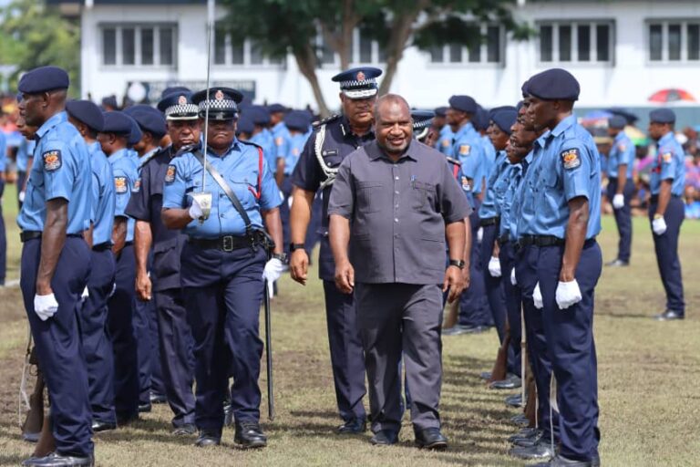 PM Marape commends 284 new Police recruits as Government drives law and order agenda