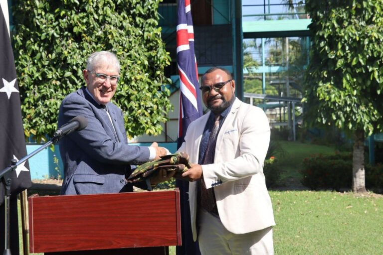 Aust gives PNGDF major boost with 2,500 combat uniforms