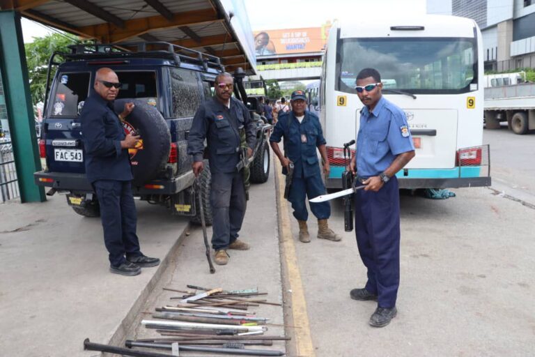 NCD Police search taxis, PMVs for offensive weapons