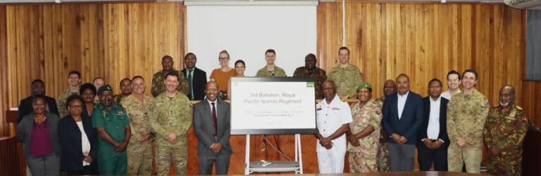 Work on 3RD Battalion underway with assistance from Defence Australia