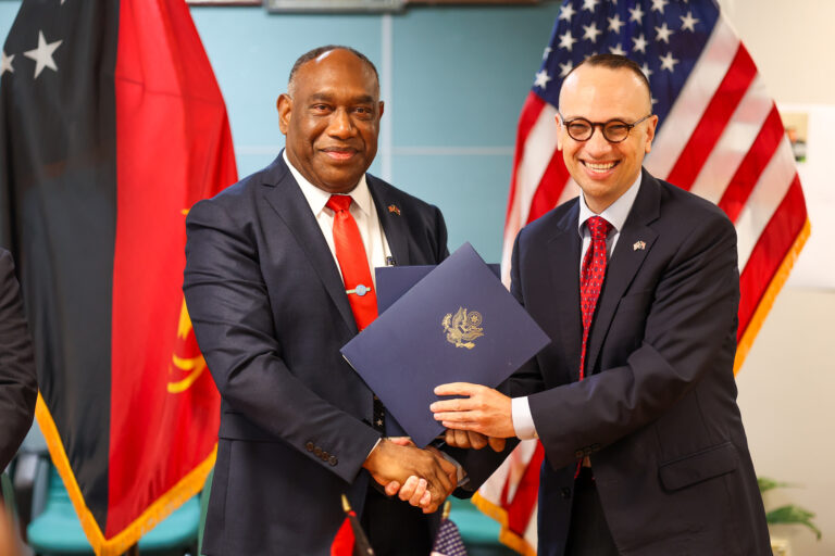 USA, PNG sign health agreement to combat infectious diseases