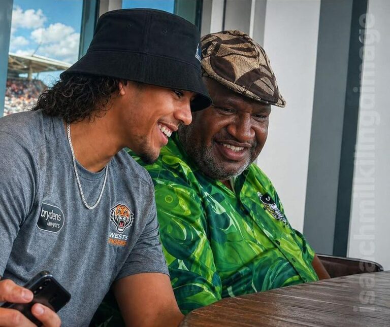 Prime Minister Marape Welcomes Jarome Luai To Papua New Guinea, Says Nation Ready To Embrace Pacific Talent