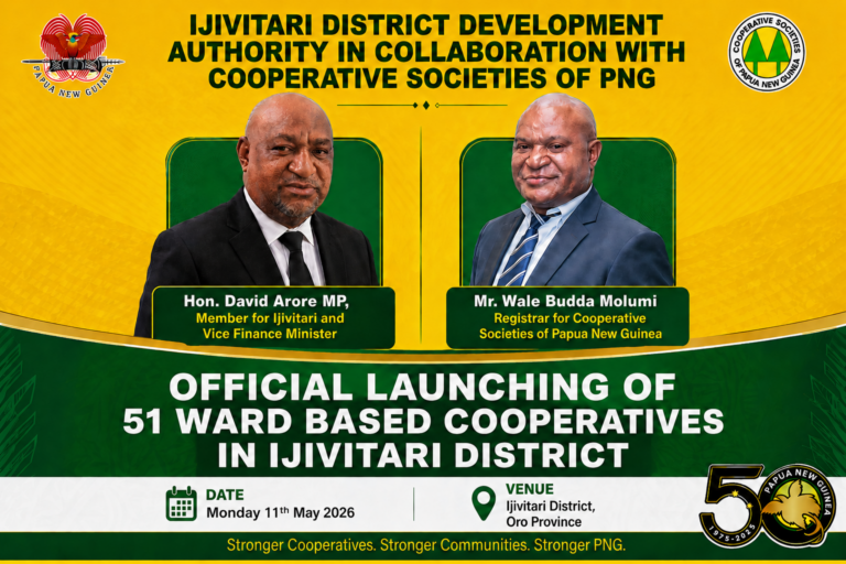 Ijivitari Becomes First District in PNG to Implement Ward-Based Cooperative Model