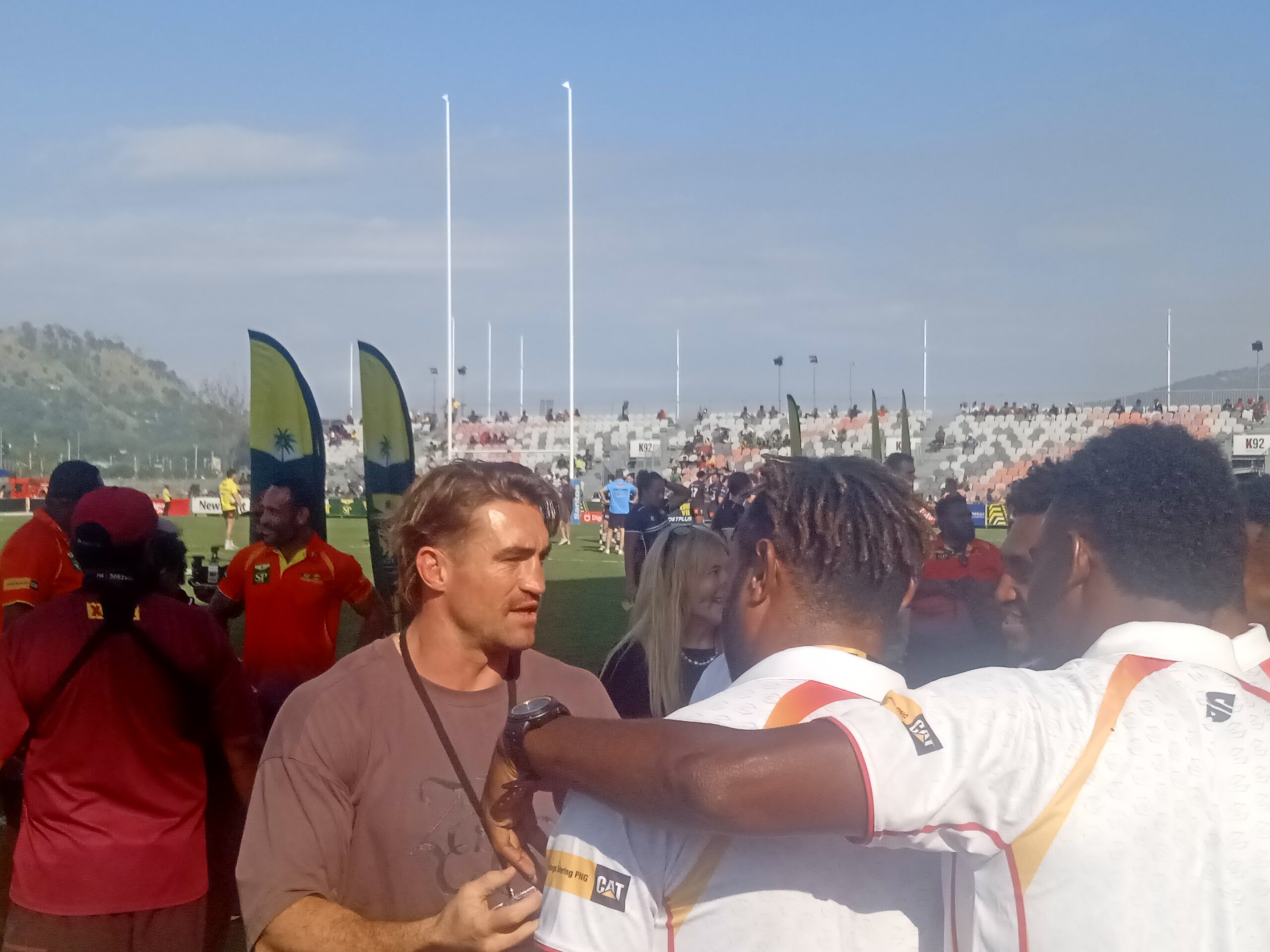 Marape welcomes NRL star Connor Watson