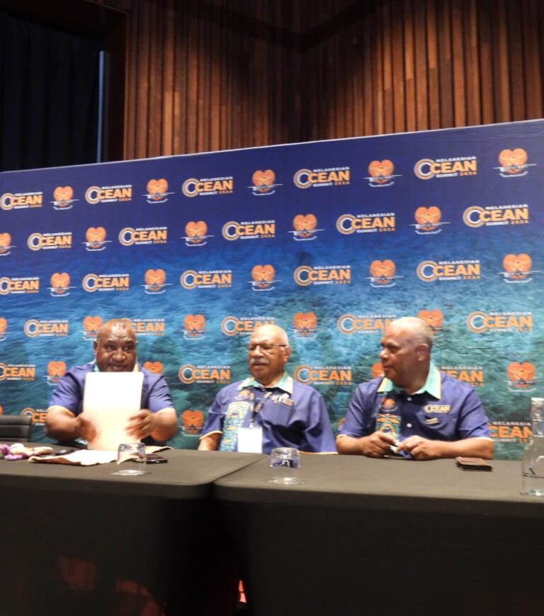 Pact Signed, Melanesian committed to protect & sustainably Manage the Pacific Ocean