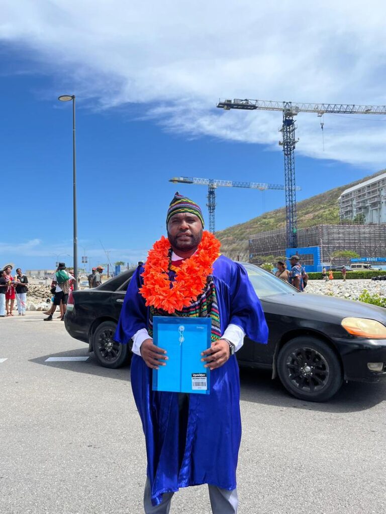 Joram Paul graduates with a Diploma in HRM despite setbacks