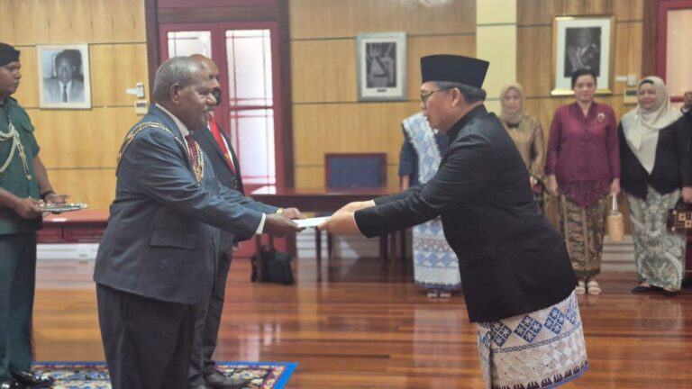Governor General accepts Letter of Credence from Indonesian Ambassador