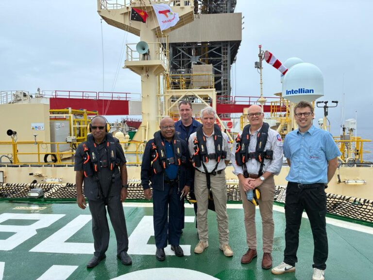 Minister Maladina and Minister Marum visit Mailu-1 Deepwater Exploration Well