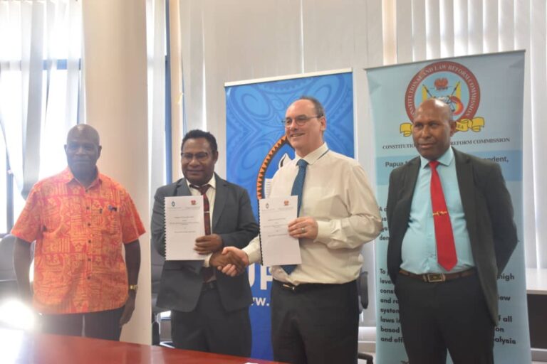 UPNG and CLRC signs MoU to renovate Constitutional House